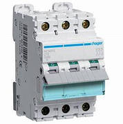 Автоматичний вимикач 10A 10kA 3 полюси тип C NCN310 Hager