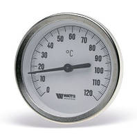 Термометр биметаллический аксиальный с погружной гильзой (1/2" НР) WATTS F+R801OR (10005800)