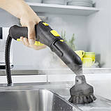Кругла щітка велика для пароочистителей SC Karcher 2.863-022.0, фото 3