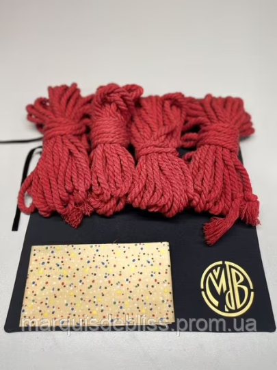 Веревка для Шибари ХБ Красная 8 Метров — Купить Недорого на Bigl.ua ...