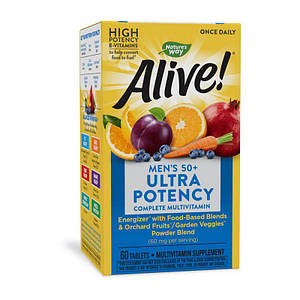 Nature's Way Alive! Men's 50+ Ultra Potency 60 tab