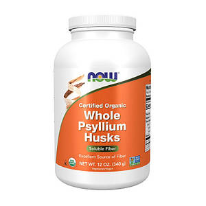 NOW Foods Whole Psyllium Husks Certified Organic 340 g