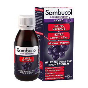 Sambucol Extra Defence Liquid 120 ml