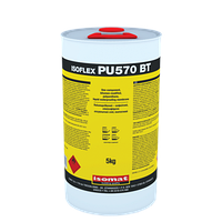 Ізофлекс ПУ-570 БТ / Isoflex PU-570 BT - однокомпонентна поліуретан-бітумна рідка гідроізоляція 5 кг