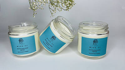 Свічка із соєвого віску ELIKOR «Гімалайський бамбук» бавовняний гніт