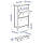 Тумба для взуття, 2 відділення, чорно-коричнева,89х30х127 см,HEMNES, фото 8