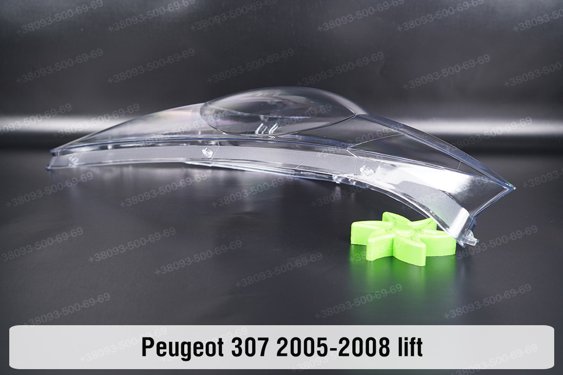 Стекло фары Peugeot 307 (2005-2008) рестайлинг левое (ID#1715834772 ...