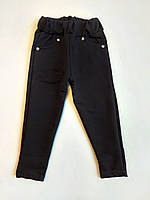 Спортивные штаны для девочек 300K/02050/110 Черный 110 см размер