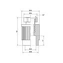 Муфта PPR Thermo Alliance з накидною гайкою 20х1/2", фото 2