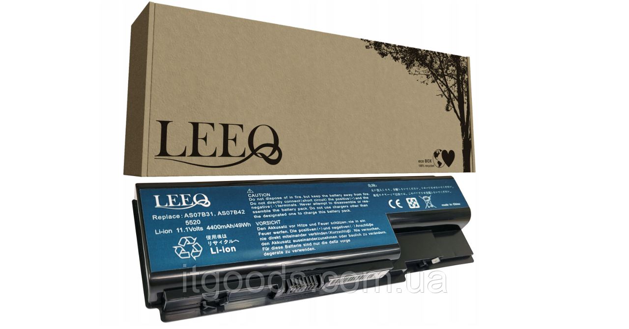АКБ / Батарея 5200mAh для Acer AS07B31 AS07B32 AS07B41 AS07B42 AS07B51 AS07B52 AS07B71 AS07B72 5315 5520 5720Z 5920G