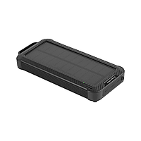 Power bank Kruger&Matz 10000 mAh Li-pol з сонячною батареєю та ліхтариком