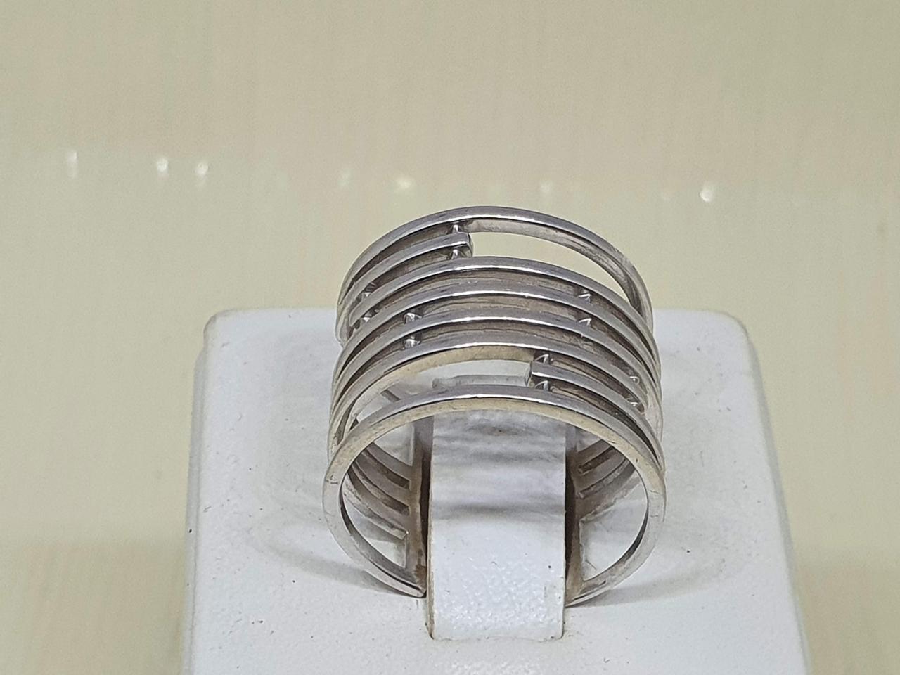 Срібне кільце. Артикул 500275-Р 19