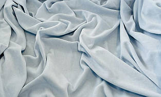 Велюр х/б світло-блакитного кольору