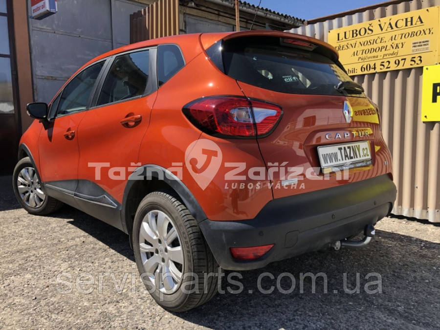 Оцинкований фаркоп знімний гак на Renault Captur 2013-2021 (Рено Каптюр)