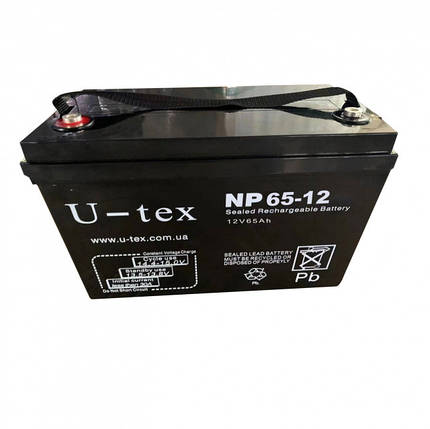 U-tex 12В / 65 Ah, фото 1