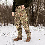 Штани зимові 4 кармана ЗСУ МКТП-З22 Grifon мультикам фліс з резинкою, фото 5