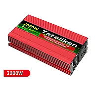 Автомобільний перетворювач напруги інвертор POWER INVERTER з 12V на 220 AC/DC AR 2000W 2000 Ватів