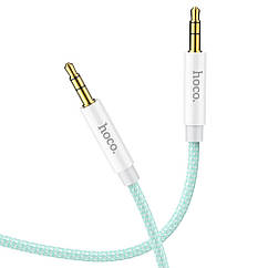 DR AUX кабель Hoco UPA19 Jack 3.5 to Jack 3.5 1m зеленый