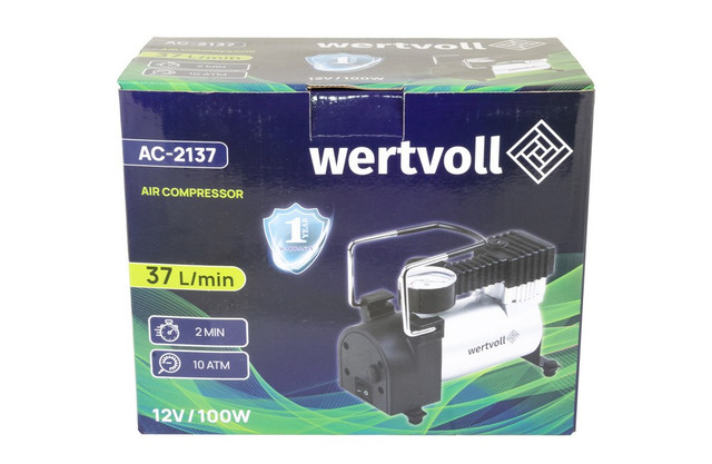 Компресор автомобільний WERTVOLL AC-2137