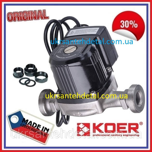 Рециркуляційний насос KOER 25/6-180 ss (Чехія)
