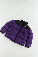 The North Face Фіолетовий Зимовий Пуховик TNF 700 Violet теплий/Куртка нова колекція з капюшоном люкс