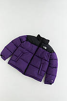 The North Face Фіолетовий Зимовий Пуховик TNF 700 Violet тепла Куртка куртка куртка Нор Фейс з капюшоном люкс, фото 5
