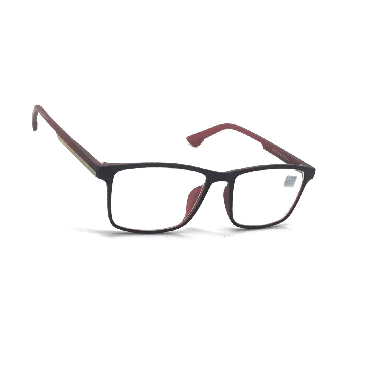 Універсальні чорні квадратні окуляри 022 с-4