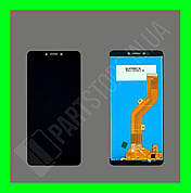 Дисплей Tecno Pop 2F із сенсором, чорний (оригінальні комплектуючі)