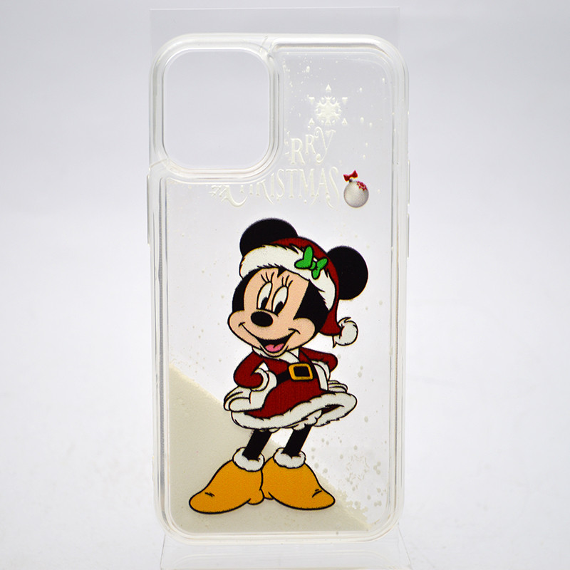 Чохол із новорічним малюнком (принтом) Merry Christmas Snow для iPhone 11 Pro Minnie Mouse, фото 1
