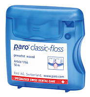 Зубная нить (флосс) paro® Classic-Floss вощеная 50 м