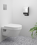 Диспенсер для туалетного папіру 104582  Katrin Plastic Dispenser For System Toilet Paper Roll, White, фото 4