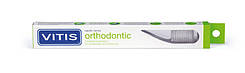 Зубна щітка Vitis Orthodontic із звичайною головкою для брекетів