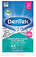 Флосс-зубочистки DenTek Комплексное очищение Задние зубы 75 шт