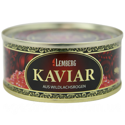 Ікра горбуші Лемберг Lemberg 90g 36шт/ящ (Код: 00-00013278), фото 1