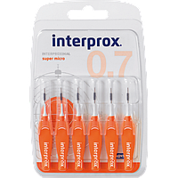 Міжзубні йоржи Interprox 4G Super Micro 0.7 мм 6 шт