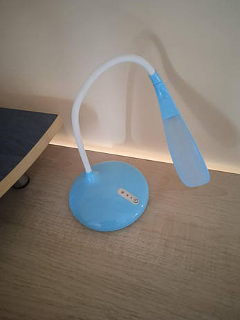 Настільна лампа на гнучкій ніжці сенсорна NO.GL 184 (USB), фото 3