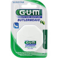 Зубная нить GUM ButlerWeave Вощеная с мятой 55 м