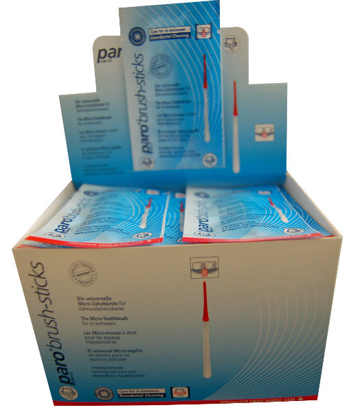Зубні мікро-щітки paro® Brush-Sticks 60 шт, фото 1