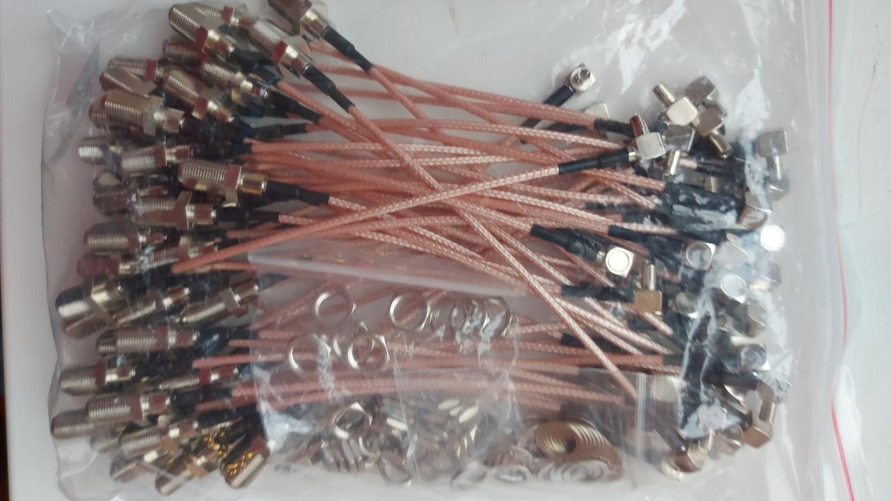 Перехідник для 3G/4G модемів TS9 тип F (Pigtail) 15 см — 50 штук