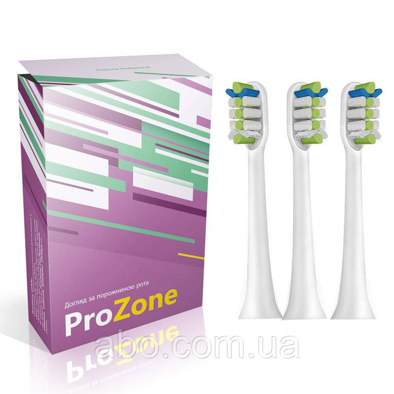 Насадки для зубної щітки Xiaomi SOOCAS - ProZone Classic MAX Білі 3 шт