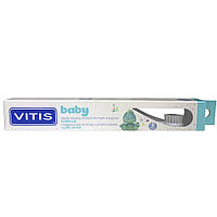 Детская зубная щетка Vitis Baby от 0 до 2 лет в картонной упаковке