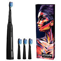 Звуковая зубная щетка ProZone JOKER SensitiveBlue Black 4 насадки