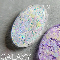 Глітер гель Saga Galaxy Glitter No 9, 8 мл