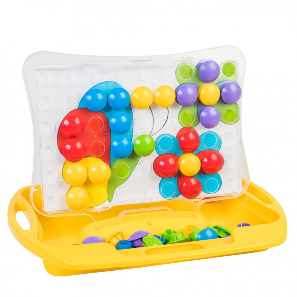 Игрушка Развивающая "Моя Первая Мозаика" 39370, 54 Фишки (Желтый ...