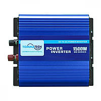 Інвертор напруги Tommatech MS-1500, 12V/220V, 1500 W з апроксимованою синусоїдою, 2Shuko, USB, клемні