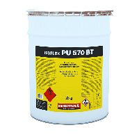 Ізофлекс ПУ-570 БТ / Isoflex PU-570 BT - однокомпонентна поліуретан-бітумна рідка гідроізоляція 23 кг