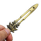 Брелок Лезо Олімпу металевий Зевс God of War Бог Війни, фото 4