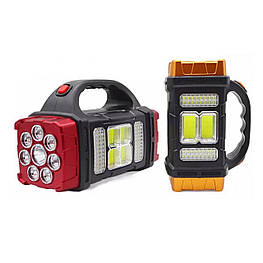 Потужний діодний ліхтар Panther PT-8167 LED 76 світлодіодів сонячний світильник з функцією повербанку