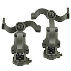 Кріплення адаптер на шолом для навушників Earmor, Wаlkers, Impact Sport - Green (Чебурашка), фото 2