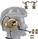 Адаптер кріплення на шолом для навушників Impact Sport, Wаlker`s, Earmor - Койот (Чебурашка), фото 7